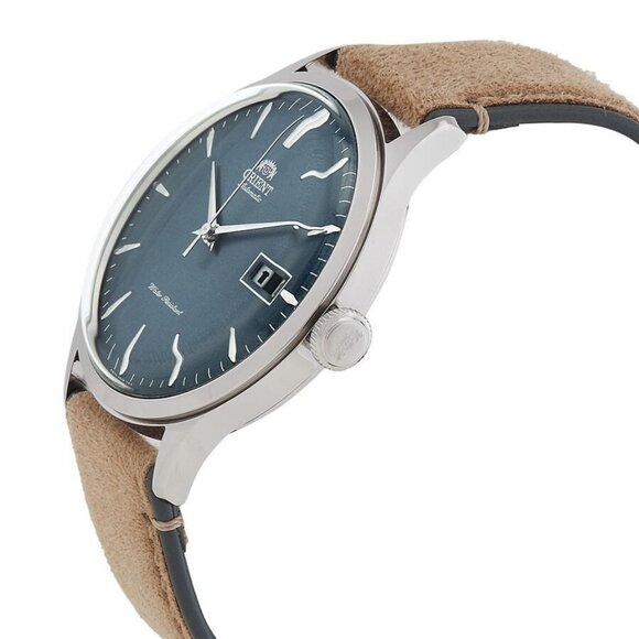 NWT Authentic Orient Quartz Blue Dial Men's Watch - Picture 2 of 3